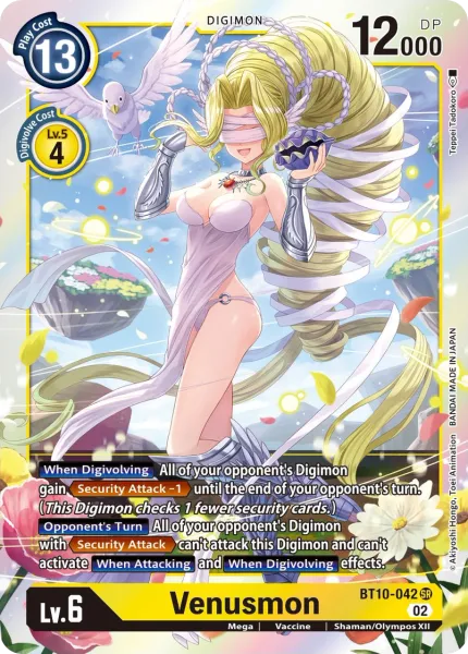 Venusmon &mdash; Digimon Card Game card