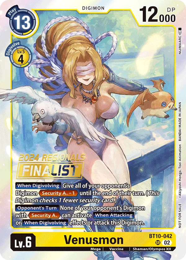 Venusmon &mdash; Digimon Card Game card
