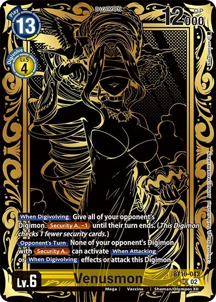 Venusmon &mdash; Digimon Card Game card