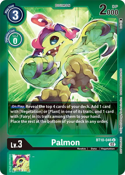 Palmon &mdash; Digimon Card Game card