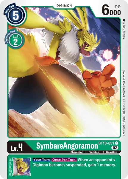 SymbareAngoramon &mdash; Digimon Card Game card