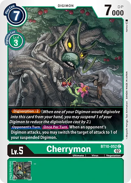 Cherrymon &mdash; Digimon Card Game card