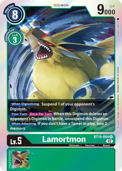 Lamortmon &mdash; Digimon Card Game card