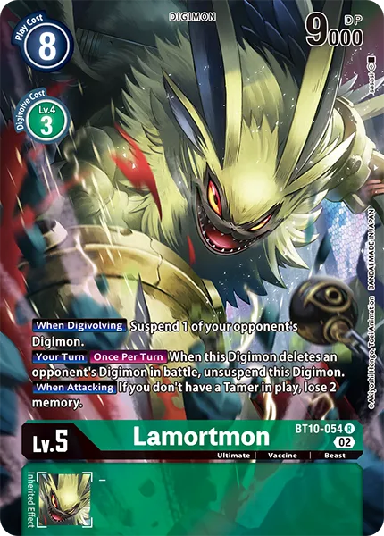 Lamortmon &mdash; Digimon Card Game card