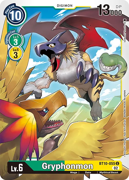 Gryphonmon &mdash; Digimon Card Game card