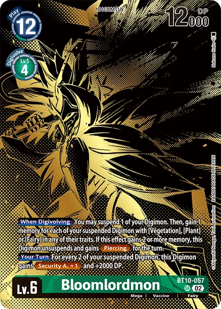 Bloomlordmon &mdash; Digimon Card Game card