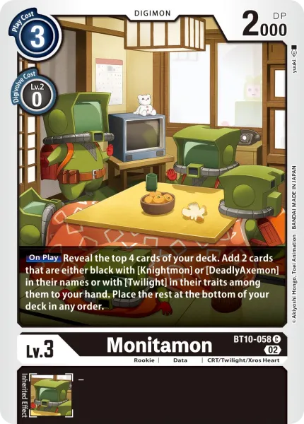 Monitamon &mdash; Digimon Card Game card