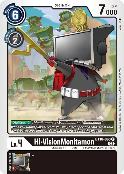 Hi-VisionMonitamon &mdash; Digimon Card Game card