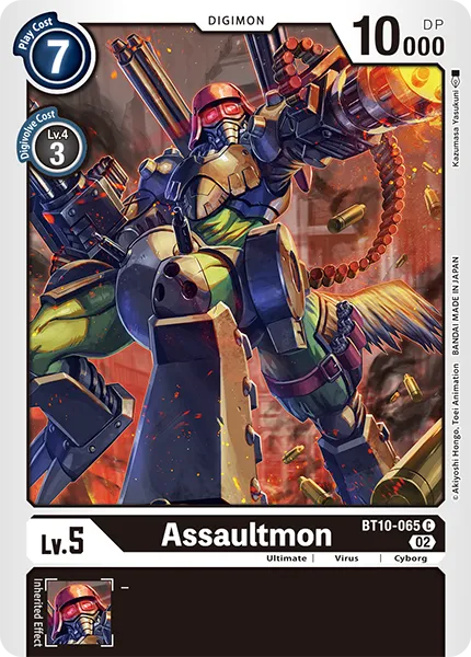 Assaultmon &mdash; Digimon Card Game card
