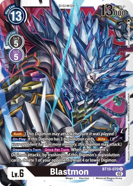 Blastmon &mdash; Digimon Card Game card