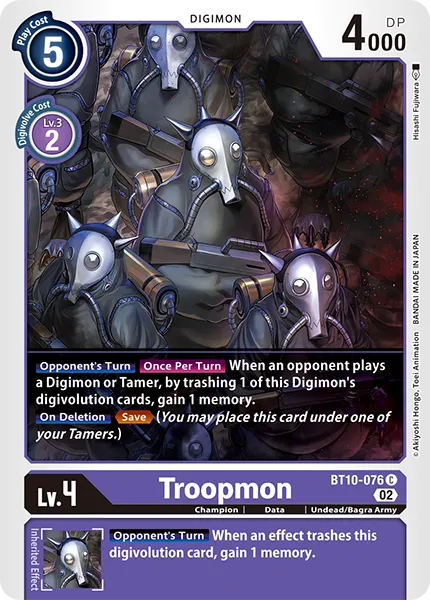 Troopmon &mdash; Digimon Card Game card