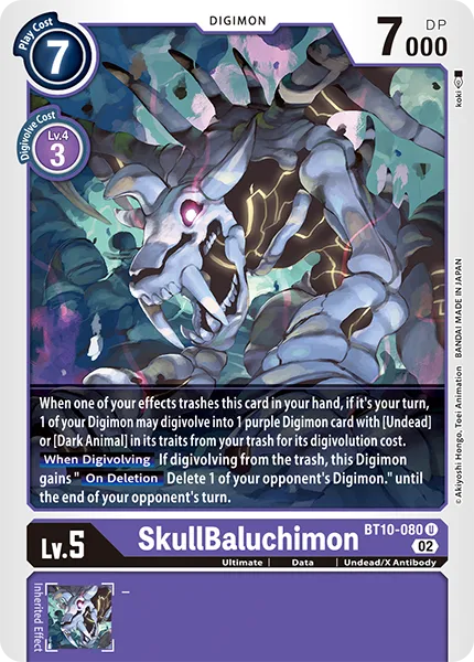 SkullBaluchimon &mdash; Digimon Card Game card