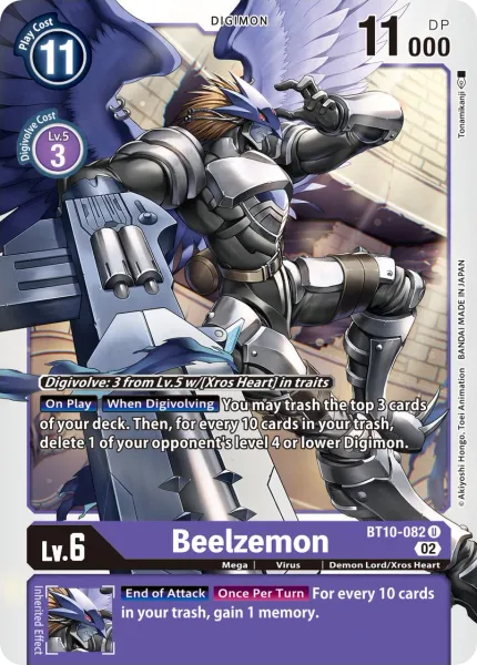 Beelzemon &mdash; Digimon Card Game card