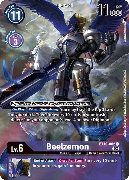 Beelzemon &mdash; Digimon Card Game card