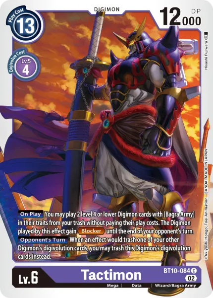 Tactimon &mdash; Digimon Card Game card