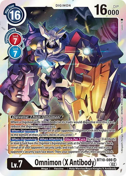 Omnimon (X Antibody) &mdash; Digimon Card Game card