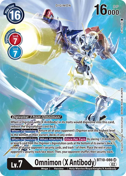 Omnimon (X Antibody) &mdash; Digimon Card Game card