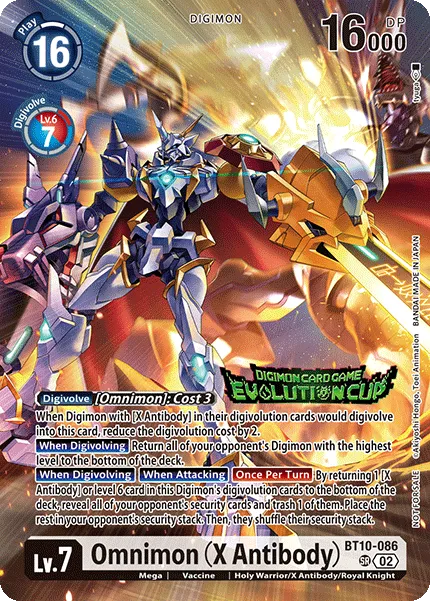 Omnimon (X Antibody) &mdash; Digimon Card Game card