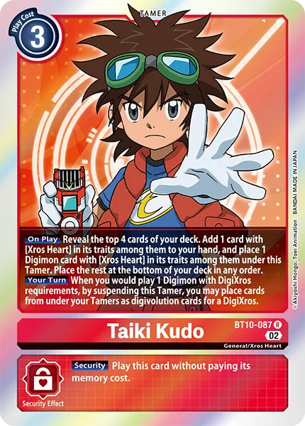 Taiki Kudo &mdash; Digimon Card Game card
