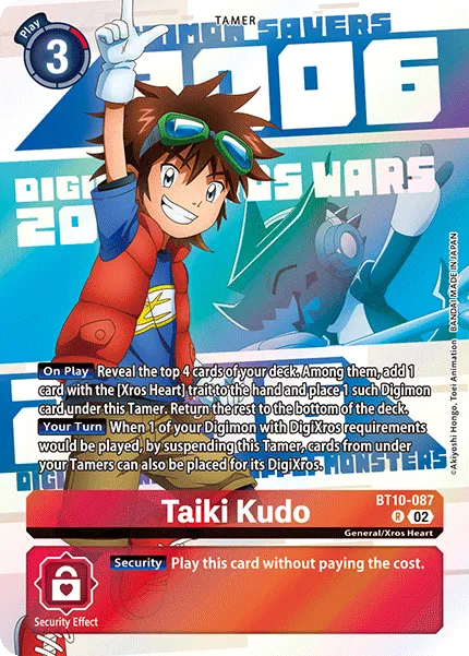 Taiki Kudo &mdash; Digimon Card Game card