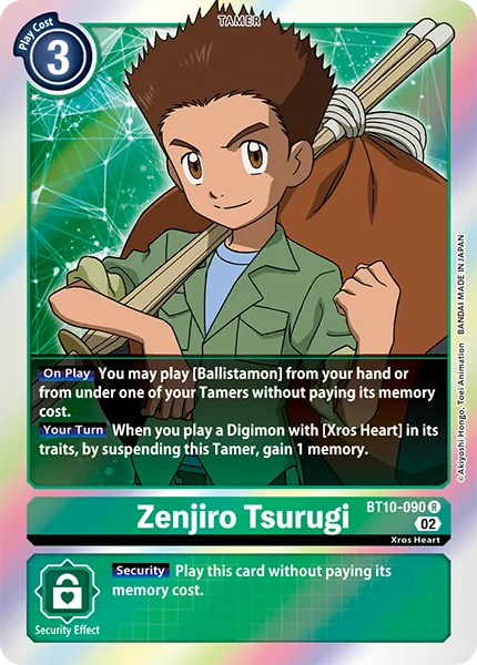 Zenjiro Tsurugi &mdash; Digimon Card Game card