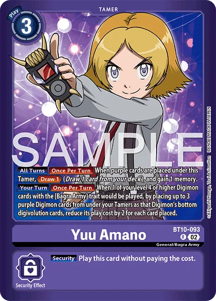Yuu Amano &mdash; Digimon Card Game card