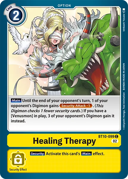 Healing Therapy &mdash; Digimon Card Game card