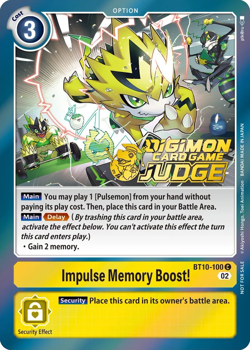 Impulse Memory Boost! &mdash; Digimon Card Game card