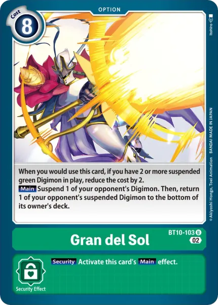 Gran del Sol &mdash; Digimon Card Game card