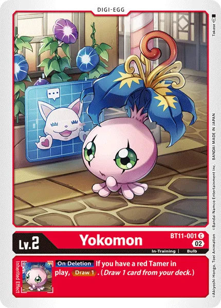 Yokomon &mdash; Digimon Card Game card