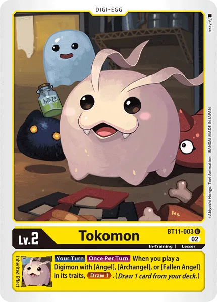 Tokomon &mdash; Digimon Card Game card