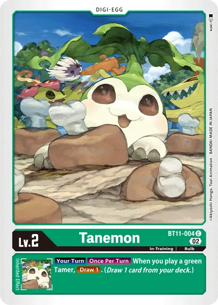Tanemon &mdash; Digimon Card Game card