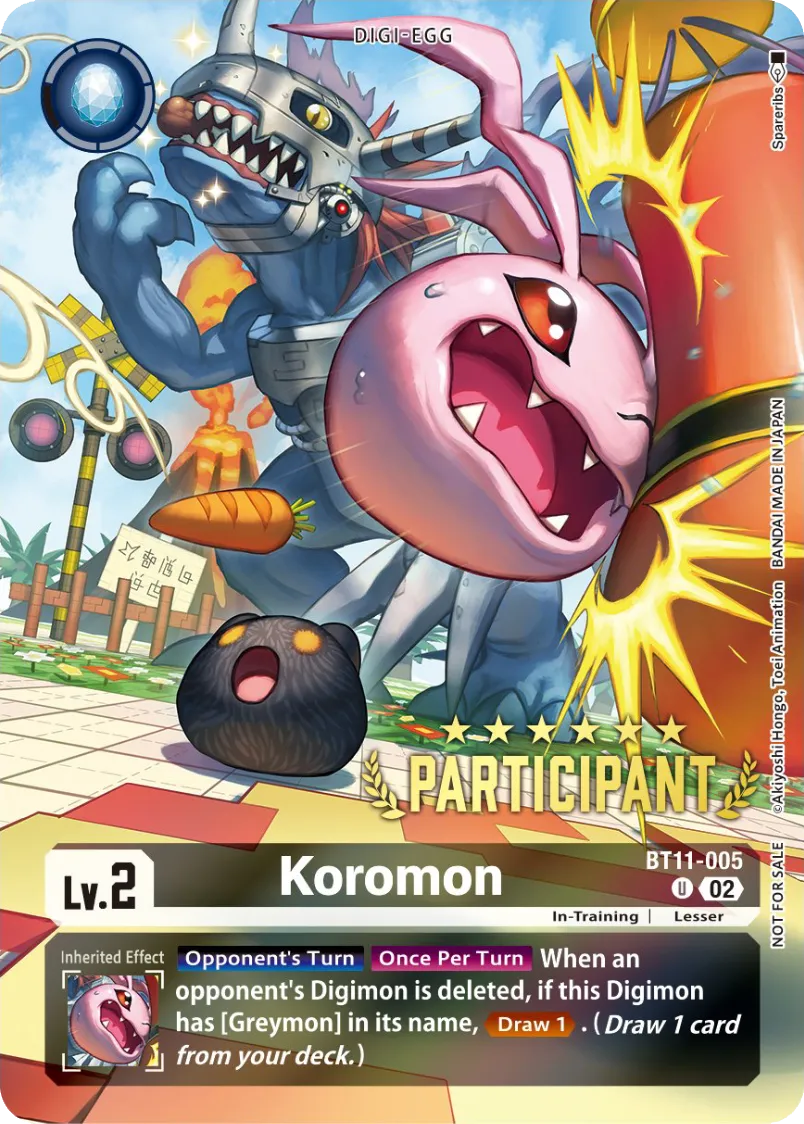 Koromon &mdash; Digimon Card Game card