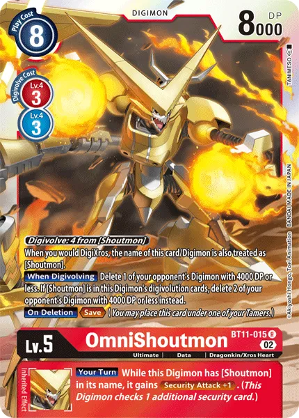 OmniShoutmon &mdash; Digimon Card Game card
