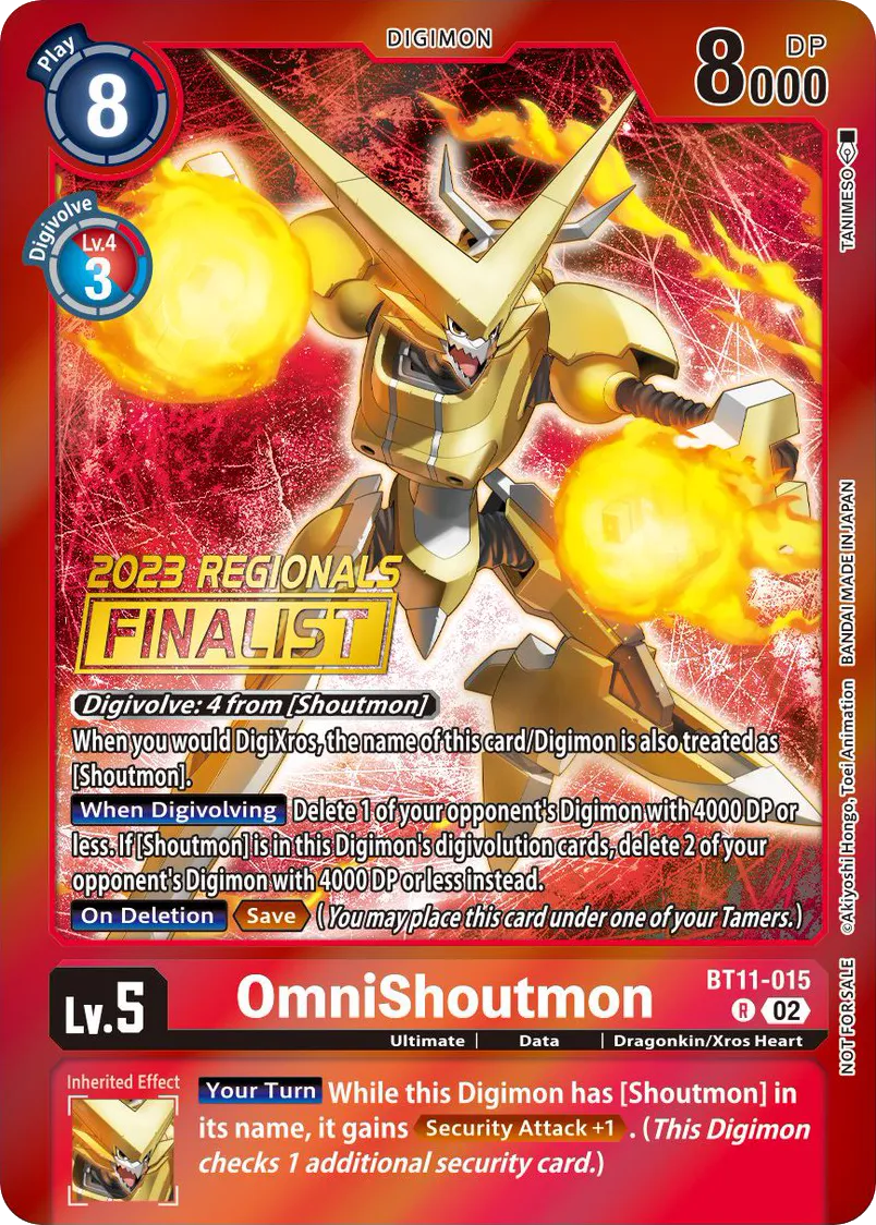 OmniShoutmon &mdash; Digimon Card Game card