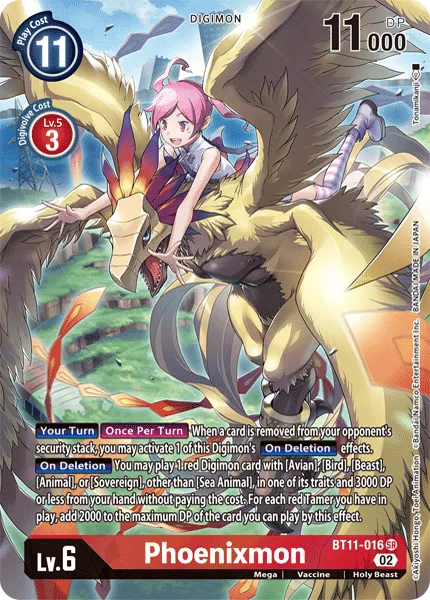 Phoenixmon &mdash; Digimon Card Game card