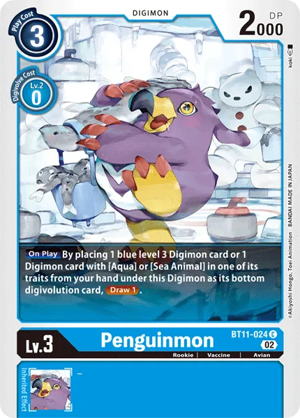 Penguinmon &mdash; Digimon Card Game card