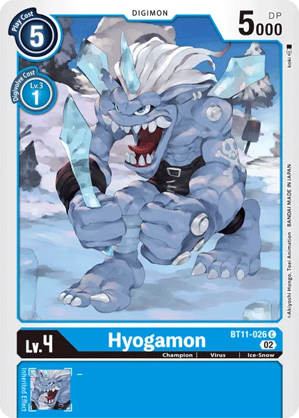 Hyogamon &mdash; Digimon Card Game card