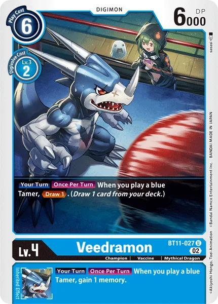 Veedramon &mdash; Digimon Card Game card