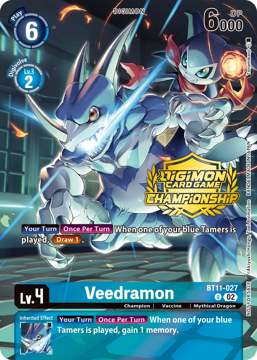 Veedramon &mdash; Digimon Card Game card