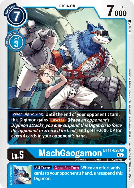 MachGaogamon &mdash; Digimon Card Game card