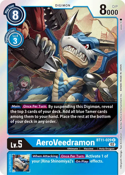 AeroVeedramon &mdash; Digimon Card Game card