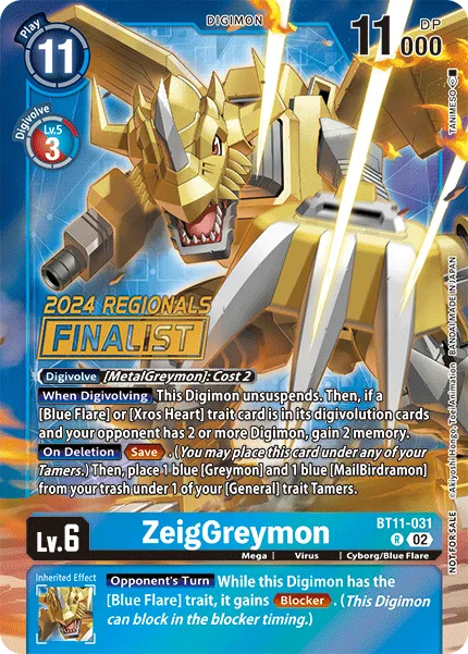 ZeigGreymon &mdash; Digimon Card Game card
