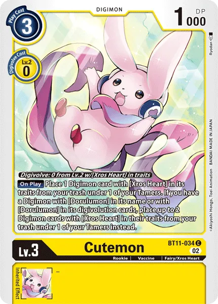 Cutemon &mdash; Digimon Card Game card