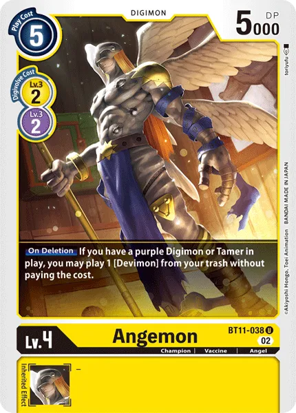 Angemon &mdash; Digimon Card Game card