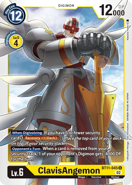 ClavisAngemon &mdash; Digimon Card Game card