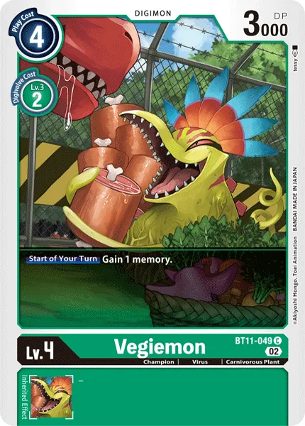 Vegiemon &mdash; Digimon Card Game card