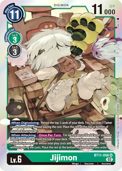 Jijimon &mdash; Digimon Card Game card