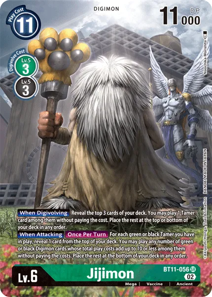 Jijimon &mdash; Digimon Card Game card