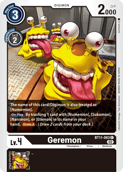 Geremon &mdash; Digimon Card Game card